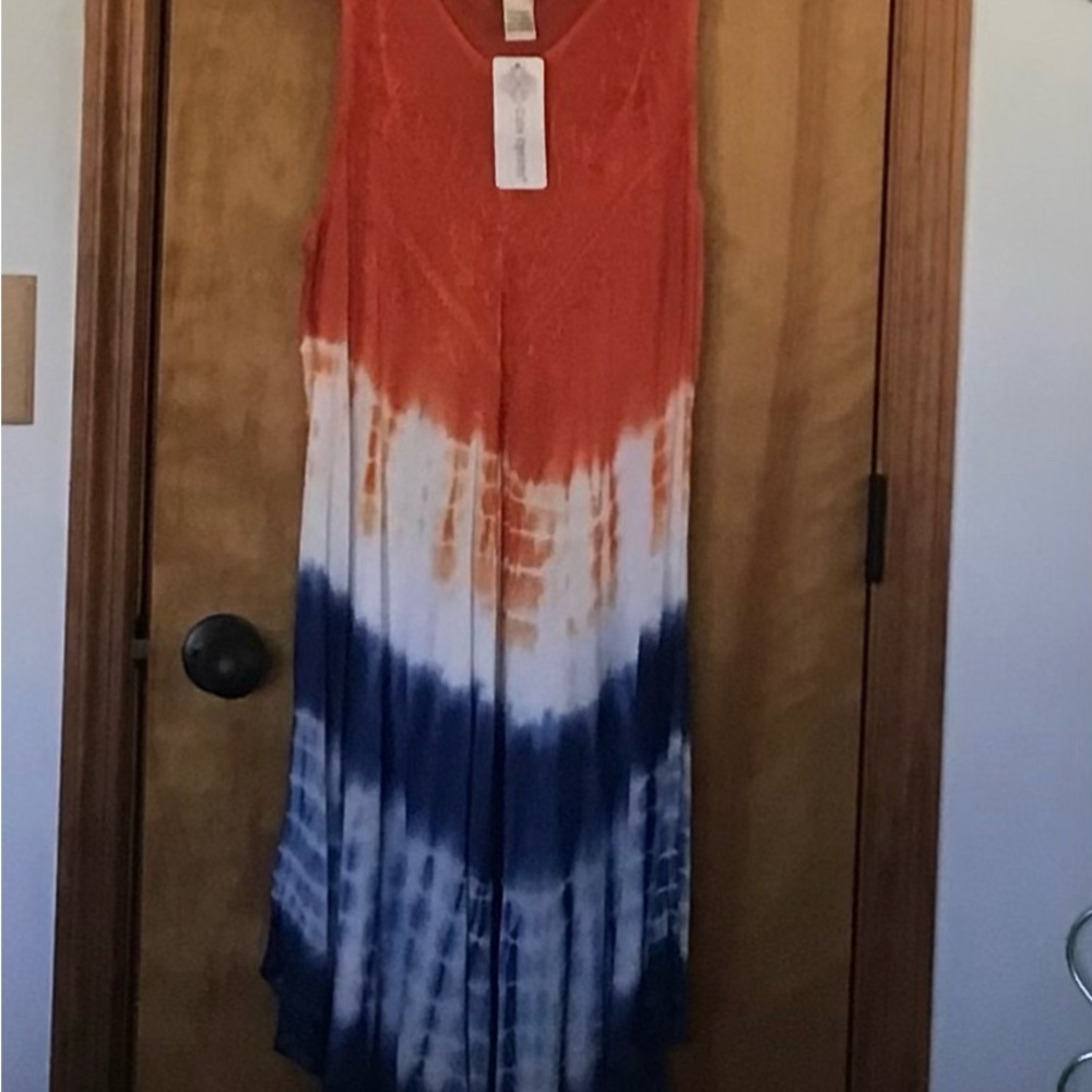 ✅Firm Price✅Vibrant Sleeveless High-Low Dress